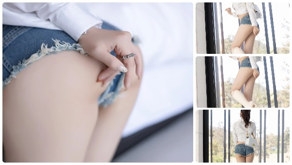 Quần bò ngắn siêu ngắn hở mông cực đẹp (85P)