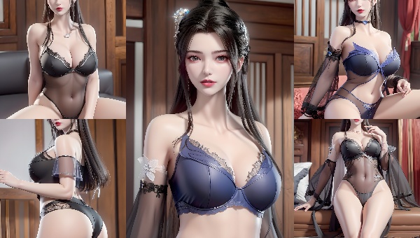 Ảnh Đẹp 3D Lý Mộ Uyển Tiên Nghịch nội y đen